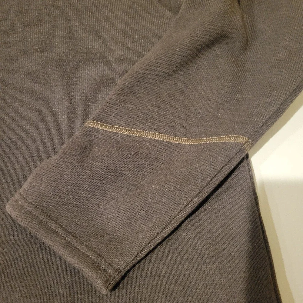 Columbia Mens Cedar Rock Half-Zip Fleece Lined Gray Pullover Top size XL - Picture 3 of 6